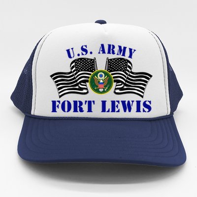 Fort Lewis Washington Ft Lewis Washington U.S A.R.M.Y Base Trucker Hat