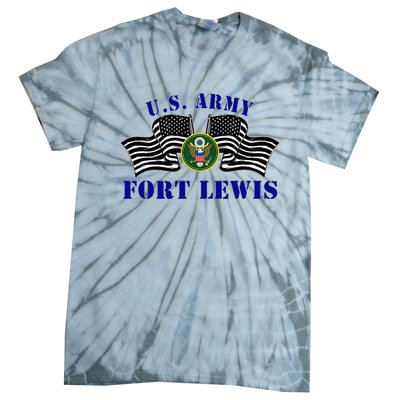 Fort Lewis Washington Ft Lewis Washington U.S A.R.M.Y Base Tie-Dye T-Shirt