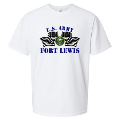 Fort Lewis Washington Ft Lewis Washington U.S A.R.M.Y Base Sueded Cloud Jersey T-Shirt