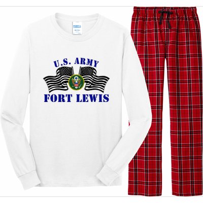 Fort Lewis Washington Ft Lewis Washington U.S A.R.M.Y Base Long Sleeve Pajama Set