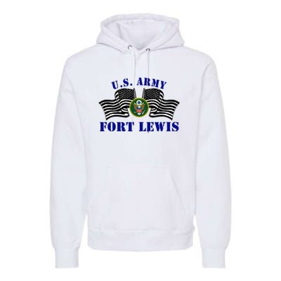 Fort Lewis Washington Ft Lewis Washington U.S A.R.M.Y Base Premium Hoodie