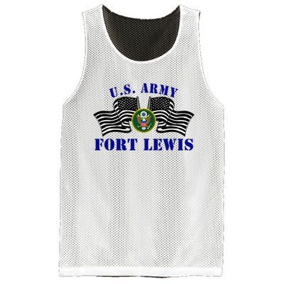 Fort Lewis Washington Ft Lewis Washington U.S A.R.M.Y Base Mesh Reversible Basketball Jersey Tank