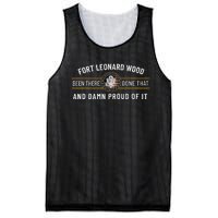 Fort Leonard Wood Missouri Basic Training Alumni Vintage Mesh Reversible Basketball Jersey Tank