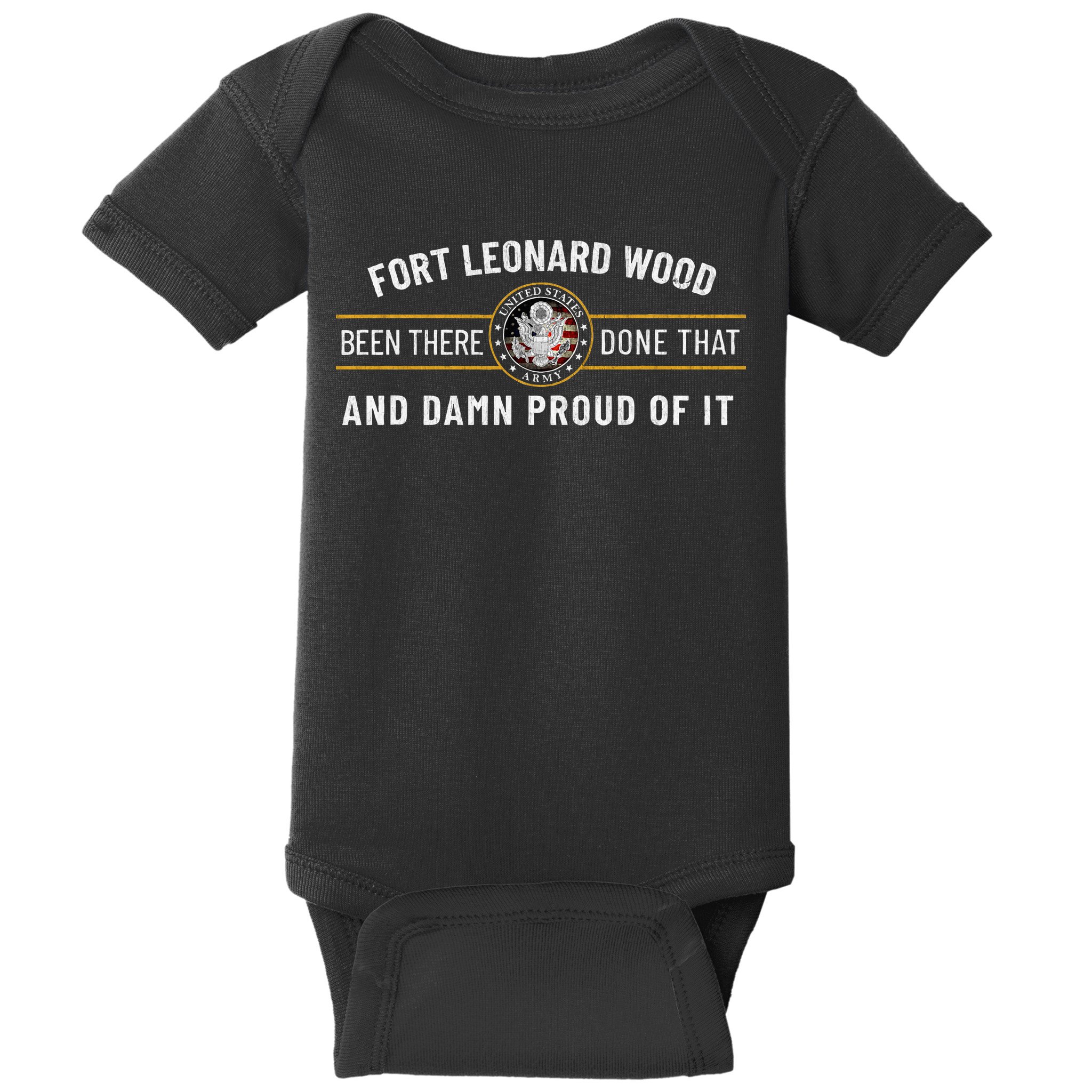 Fort Leonard Wood Missouri Basic Training Alumni Vintage Baby Bodysuit