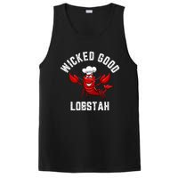 Funny Lobster Wicked Good Lobstah Maine New England PosiCharge Competitor Tank