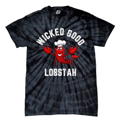 Funny Lobster Wicked Good Lobstah Maine New England Tie-Dye T-Shirt