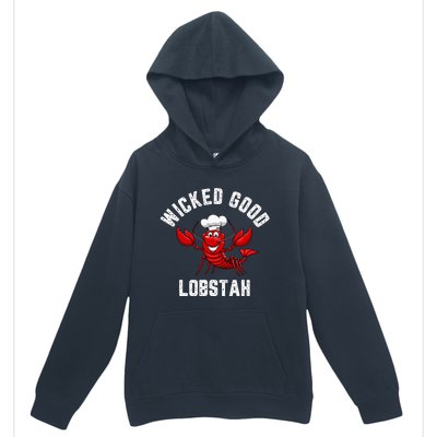 Funny Lobster Wicked Good Lobstah Maine New England Urban Pullover Hoodie