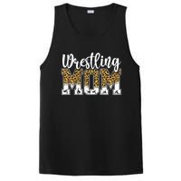 Funny Leopard Wrestling Mom Women Wrestler Mother's Day PosiCharge Competitor Tank