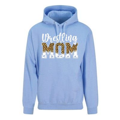 Funny Leopard Wrestling Mom Women Wrestler Mother's Day Unisex Surf Hoodie