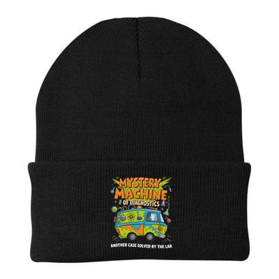 Funny Lab Week 2025 Retro Mystery Machine Of Diagnostics  Knit Cap Winter Beanie