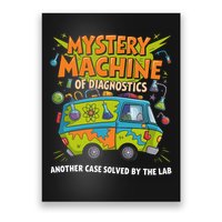 Funny Lab Week 2025 Retro Mystery Machine Of Diagnostics  Poster