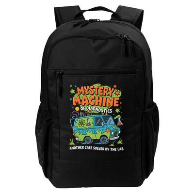 Funny Lab Week 2025 Retro Mystery Machine Of Diagnostics  Daily Commute Backpack