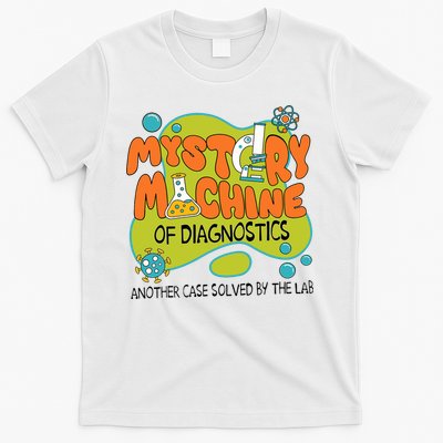 Funny Lab Week 2025 Retro Mystery Machine Of Diagnostics  T-Shirt