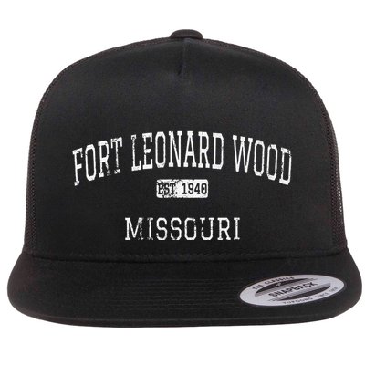 Fort Leonard Wood Missouri Mo Vintage Flatbill Hat