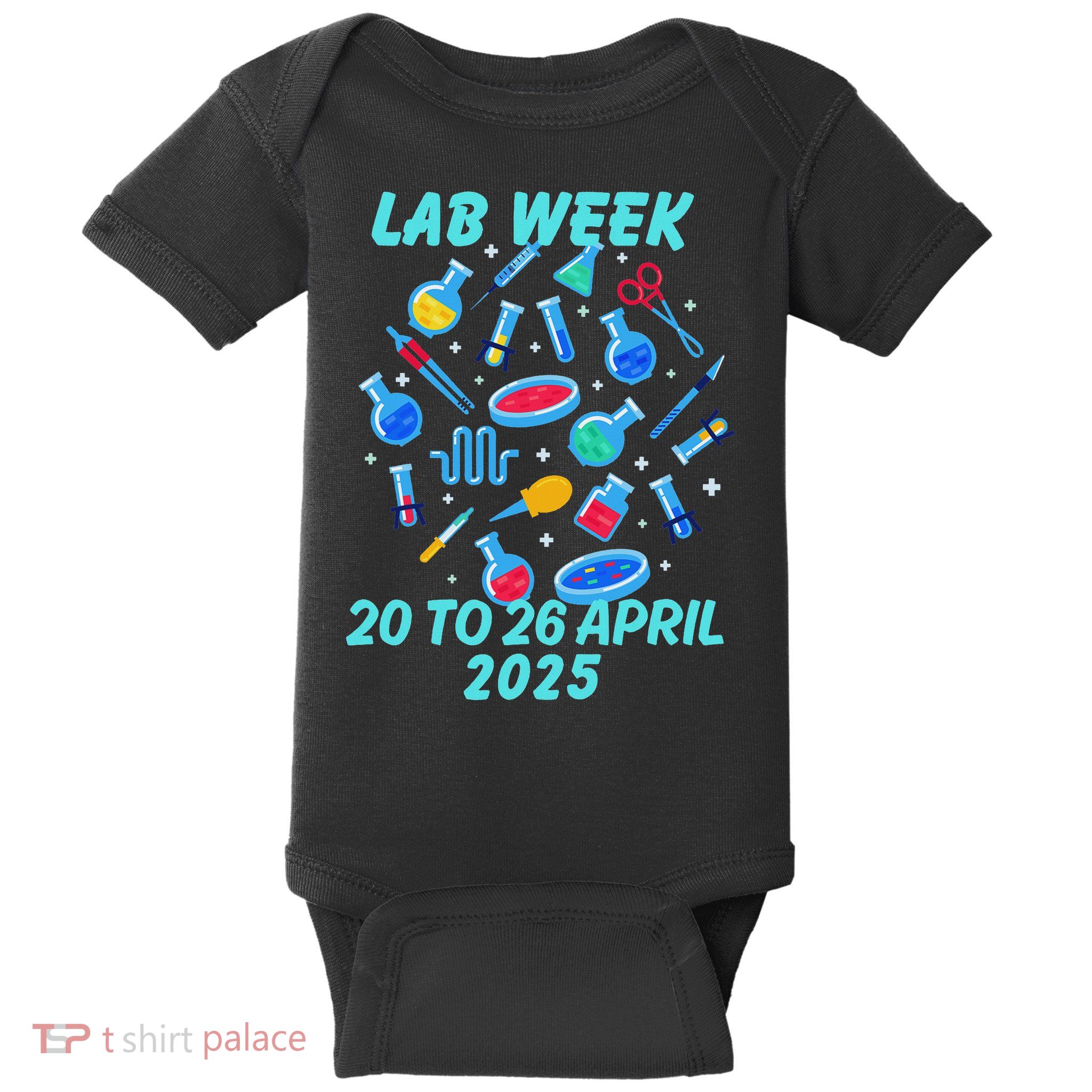 Funny Lab Week 2025 April Baby Bodysuit