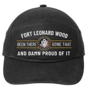 Fort Leonard Wood Missouri Basic Training Alumni 7-Panel Snapback Hat