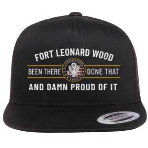 Fort Leonard Wood Missouri Basic Training Alumni Flat Bill Trucker Hat