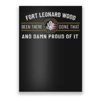 Fort Leonard Wood Missouri Basic Training Alumni Poster