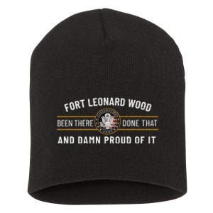 Fort Leonard Wood Missouri Basic Training Alumni Short Acrylic Beanie