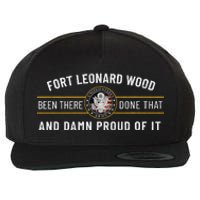 Fort Leonard Wood Missouri Basic Training Alumni Wool Snapback Cap