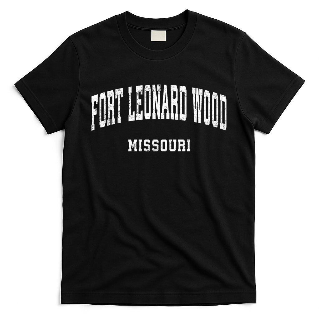 Fort Leonard Wood Missouri Mo Vintage Athletic Sports Design T-Shirt