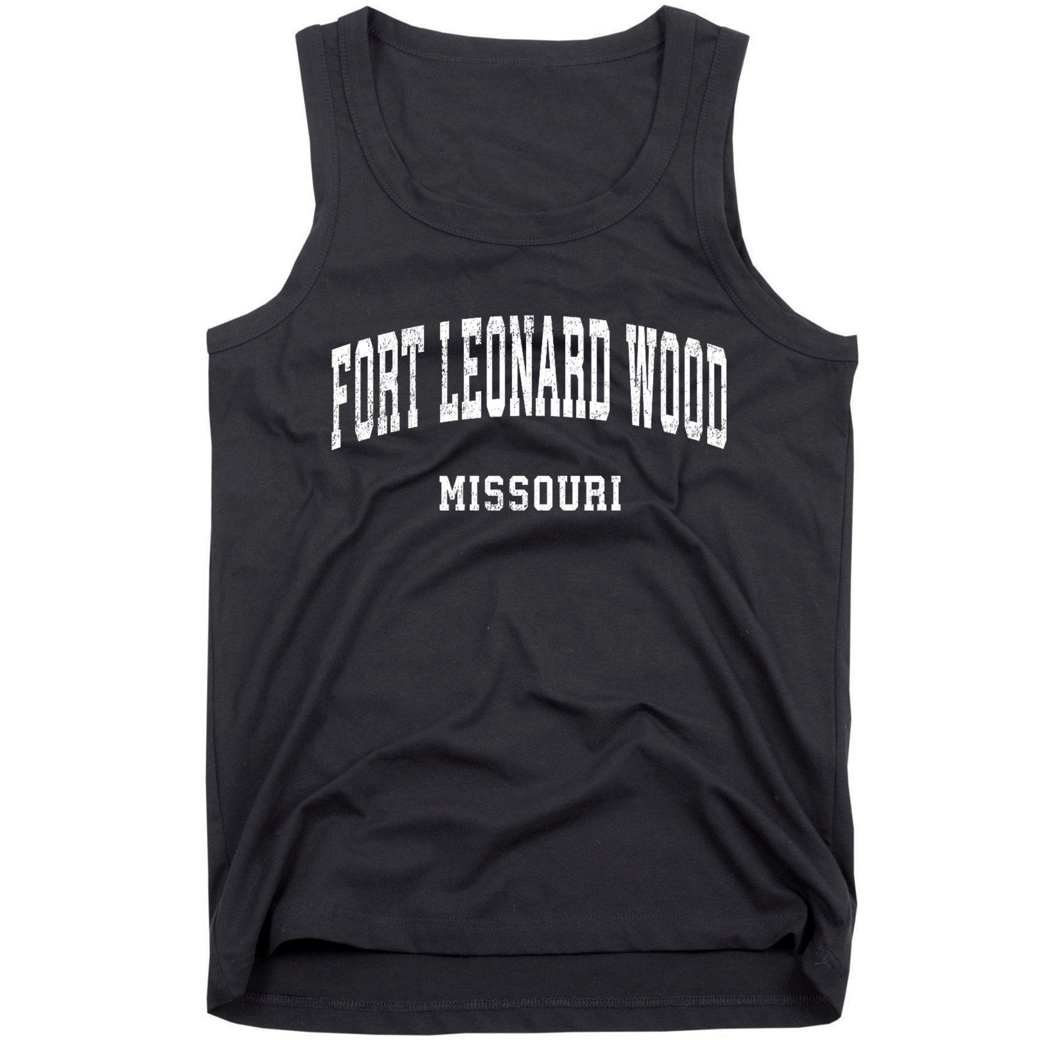 Fort Leonard Wood Missouri Mo Vintage Athletic Sports Design Tank Top