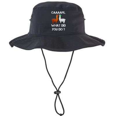 funny llama with hats lama with hat carl what did you do  Bucket Hat