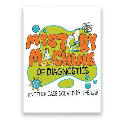 Funny Lab Week 2025 Retro Mystery Machine Of Diagnostics Poster