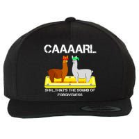 Funny Llama With Hats Lama With Hat Forgiveness Funny Carl Wool Snapback Cap