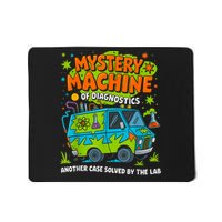 Funny Lab Week 2025 Retro Mystery Machine Of Diagnostics Mousepad