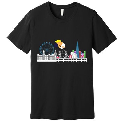Fly Baby Trump Over City Premium T-Shirt