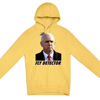 Fly Detector Mike Pence  Premium Pullover Hoodie