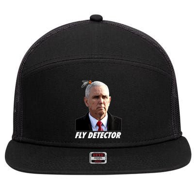Fly Detector Mike Pence  7 Panel Mesh Trucker Snapback Hat