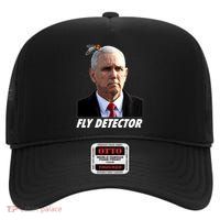Fly Detector Mike Pence  High Crown Mesh Back Trucker Hat