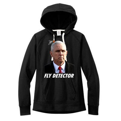 Fly Detector Mike Pence  Women's Fleece Hoodie