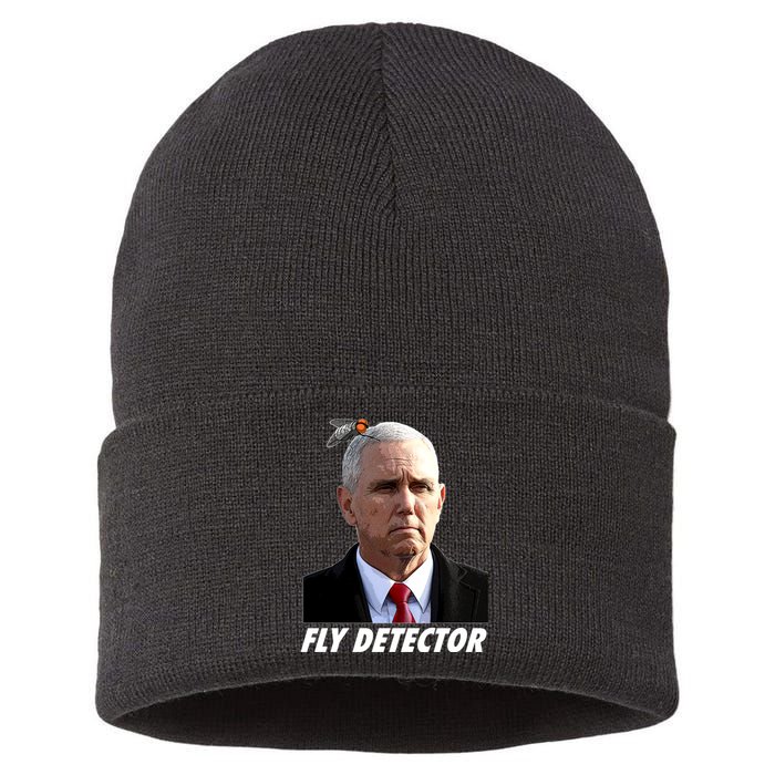 Fly Detector Mike Pence  Sustainable Knit Beanie