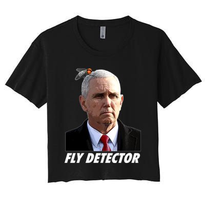 Fly Detector Mike Pence  Crop Top