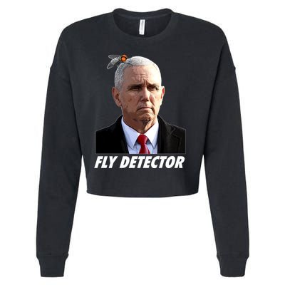 Fly Detector Mike Pence  Cropped Pullover Crew