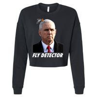 Fly Detector Mike Pence  Cropped Pullover Crew