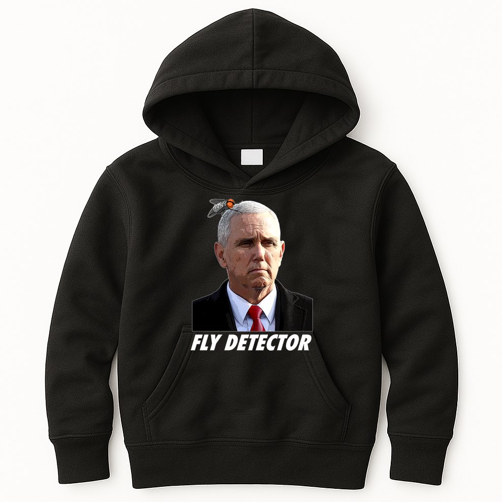 Fly Detector Mike Pence  Kids Hoodie