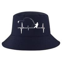 Fly Fishing Heartbeat Pulse Cool Comfort Performance Bucket Hat