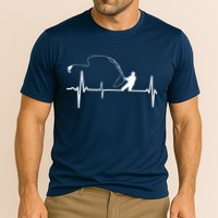 Fly Fishing Heartbeat Pulse Cooling Performance Crew T-Shirt