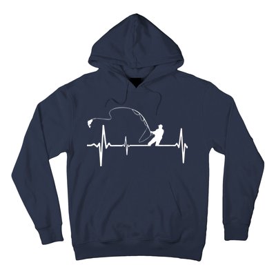 Fly Fishing Heartbeat Pulse Hoodie