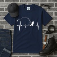 Fly Fishing Heartbeat Pulse Tall T-Shirt