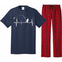 Fly Fishing Heartbeat Pulse Pajama Set