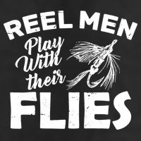 Fly Fishing Reel Men Play With Their Flies 11oz C Handle Ceramic Mug