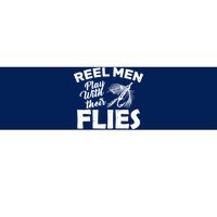 Fly Fishing Reel Men Play With Their Flies Bumper Sticker