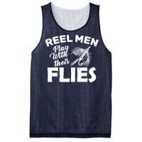 Fly Fishing Reel Men Play With Their Flies Mesh Reversible Basketball Jersey Tank