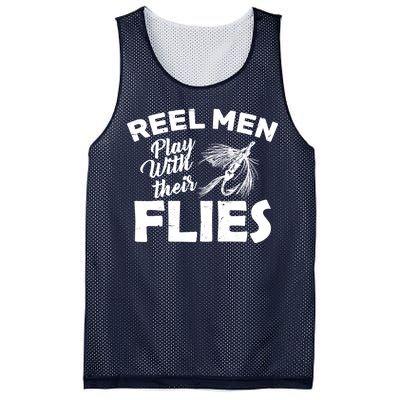 Fly Fishing Reel Men Play With Their Flies Mesh Reversible Basketball Jersey Tank