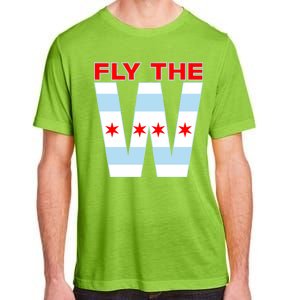 Fly The W Chicago Flag Adult ChromaSoft Performance T-Shirt